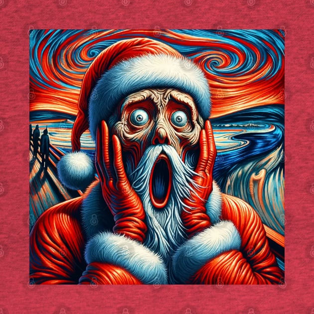 Santa's Silent Night Scream by Edd Paint Something